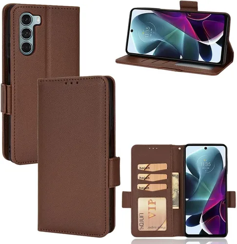 Miniatura 73 de Funda de piel sintética compatible con Motorola Moto E22 4G, funda de piel sintética compatible con Motorola Moto E22i 4G, color negro
