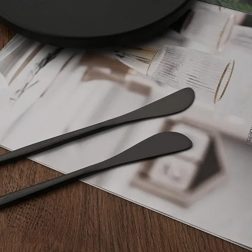 Miniatura 6 de Cuchillo esparcidor de 6 piezas, cuchillos esparcidores de queso de acero inoxidable para cocina, cuchillo de postre para aperitivo, mantequilla