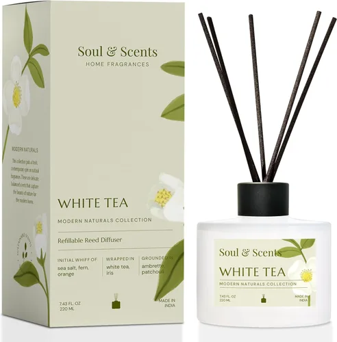 Miniatura 12 de Soul & Scents Juego de difusor de varillas – Blossom Aceite perfumado recargable de 7.43 onzas con 6 varillas de fibra Fragancia y ambientador