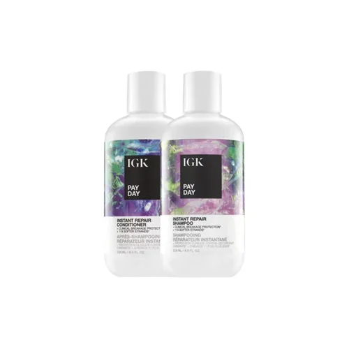 Miniatura 6 de IGK PAY DAY - Juego de champú y acondicionador de reparación instantánea Repara el daño + aumenta la fuerza Vegano + libre de crueldad 8 onzas