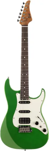 Miniatura 7 de EART Guitarra eléctrica DMX-9, puente de trémolo de 6 cuerdas, pastillas Humbucker, cuerpo sólido, guitarras con interruptor de 5 vías