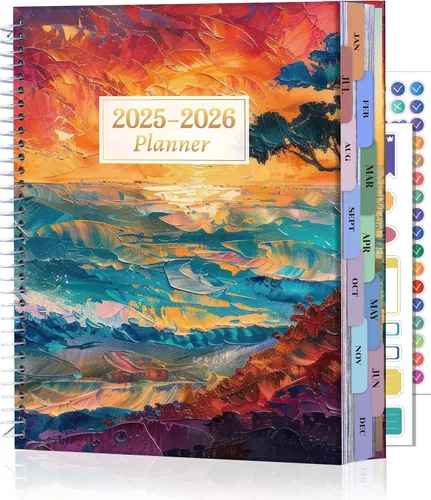 Miniatura 10 de CAGIE Planificador Mensual 2026: Planificador de Calendario de 12 Meses Ene 2026 - Dic 2026 Planificador Semanal y Mensual 8.5" x 11" Planificadores