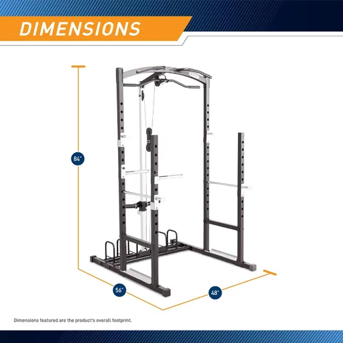 Miniatura 2 de Marcy Strength Training Home Gym Cage with Pulley System for Weightlifting, Bodybuilding, Full Body Workout Equipment for Home Exercise