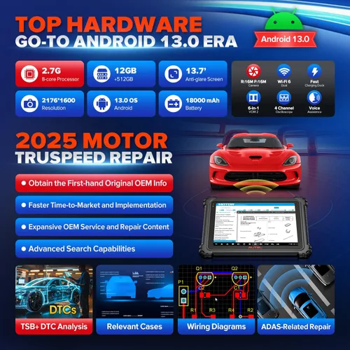 Miniatura 9 de Autel MaxiSYS Ultra S2 Escáner AI, herramienta de escaneo inteligente superior 2026 V2.0 de MS919 S2/MS909 S2 MSUltra, 6 en 1 VCMI2, topología 3.0