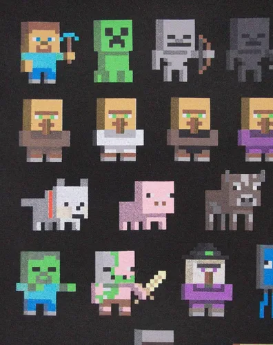 Miniatura 3 de Minecraft Sudadera oficial Sprites para niño, Negro