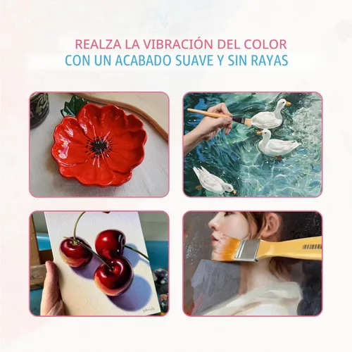 Miniatura 2 de GRANOTONE Barniz de acabado acrílico de alto brillo transparente de 100 ml, no amarillea, no tóxico, anticraquelado de 3.38 fl oz para artistas
