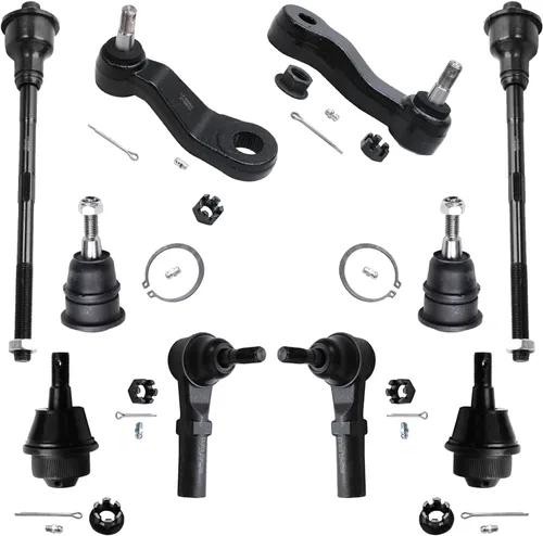 Miniatura 169 de Detroit Axle – Kit de suspensión delantera para Hyundai 2013-2018 Santa Fe 2 enlaces de barra de estabilizador 4 varillas de amarre interiores