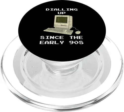 Miniatura 7 de Camiseta de computadora retro de los años 90, PopSockets, PopGrip estándar