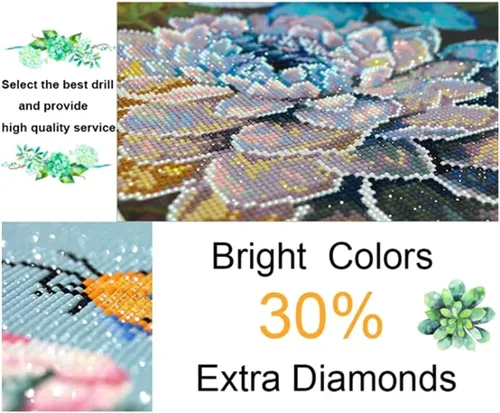 Miniatura 5 de Kits de arte de diamantes de Halloween SOTYIOO para adultos. Kit de pintura de diamantes de Halloween para adultos, taladro completo, gemas