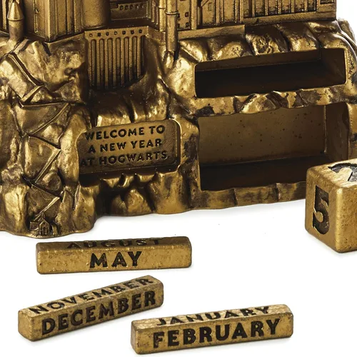 Miniatura 7 de Hallmark Calendario perpetuo de Harry Potter (Hogwarts), suministros de oficina, regalo para profesores, niños, jefe, asistente administrativo