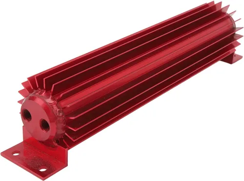 Miniatura 9 de Aramox Enfriador de doble canal de transmisión de 12 pulgadas con aletas de aluminio anodizado de transmisión de doble paso, disipador de calor