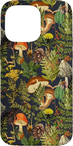 Miniatura 21 de Mushroom Woodland Scene elderberries Fungi Nature Shrooms Case for iPhone 17