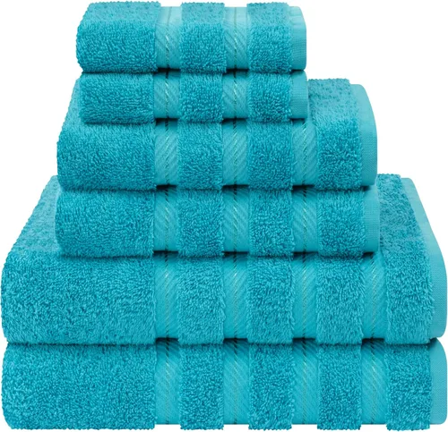 Miniatura 101 de American Soft Linen - Juego de 4 toallas, 100% de algodón turco, 27 x 54 pulgadas, tamaño extragrande, toallas para la ducha, color amarillo