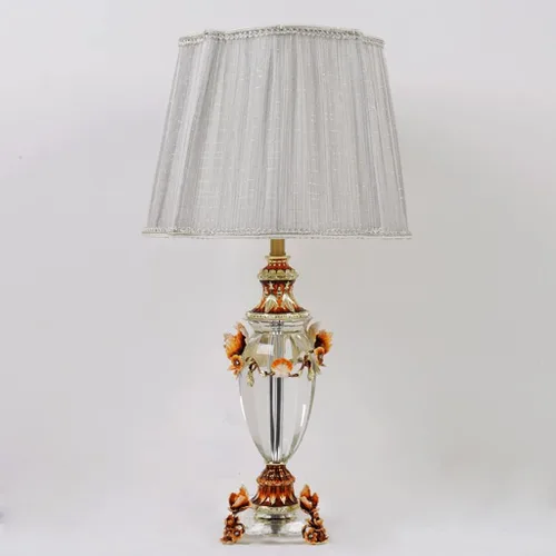 Miniatura 6 de Lámpara de mesa de noche, lámpara de mesa de cristal, decoración de color esmaltado, lámpara de noche, moderna, creativa, cálida y romántica, sala