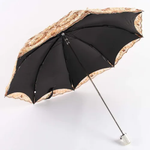 Miniatura 52 de Honeystore - Parasoles de encaje de flores para fiesta de boda, paraguas nupcial de encaje