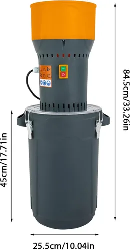 Miniatura 2 de Molinillo eléctrico de grano de 25L/50L, molinillos de maíz eléctricos de 1000 W, molinos de harina para granja, hogar, molinos eléctricos