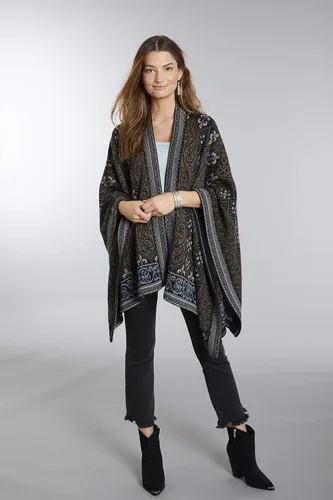 Miniatura 4 de Invisible World Ruana - Poncho de lana de alpaca para mujer, capa de invierno para otoño