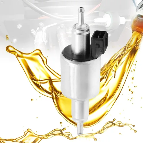 Miniatura 6 de Bomba diésel universal para calentador de aire para automóvil, 12V/24V 0.7 fl oz Medición de pulso, kit de bomba de combustible eléctrica en línea