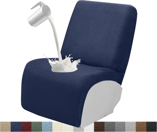 Miniatura 122 de Fundas impermeables de sofá reclinable modular para sofás reclinables, lavable en forma de L, para perros, fundas elásticas para sofá reclinable
