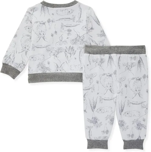 Miniatura 2 de Burt's Bees Baby Boys Shirt and Pant Set, Long Sleeve Top & Bottom Outfit Bundle, 100% Organic Cotton