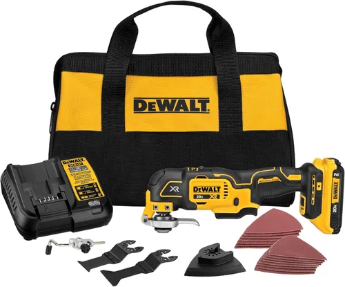Miniatura 12 de DEWALT 20V MAX XR Herramienta multifuncional oscilante inalámbrica, motor sin escobillas de velocidad variable con luz LED, tiempo de ejecución