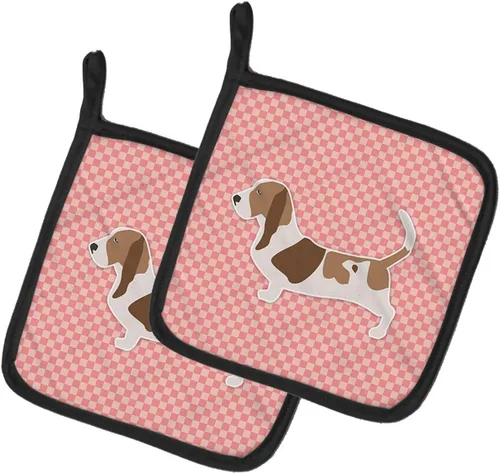 Miniatura 444 de Caroline's Treasures BB3567PTHD - Juego de soportes para ollas de cocina resistentes al calor, almohadillas calientes para cocinar, hornear, Copo