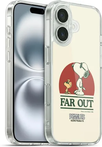 Miniatura 13 de Head Case Designs Funda de gel Woodstock 50th con licencia oficial de Peanuts Snoopy Guitar 1969 [protección de grado militar] compatible con Apple