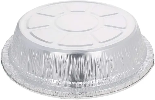 Miniatura 5 de Othmro 20 sartenes de papel de aluminio de 24.3 fl oz reciclables para llevar, recipientes de alimentos de papel de aluminio, sartenes redondas