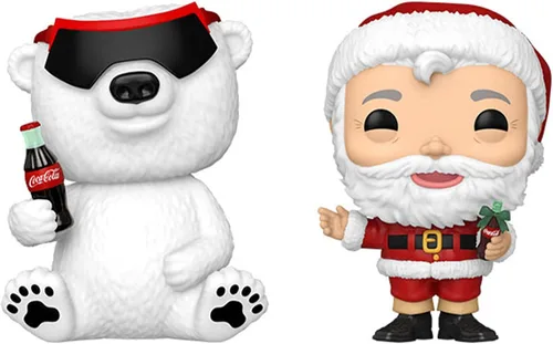 Santa y oso polar (Coca-Cola) Funko Pop! Set retro de vacaciones (2)