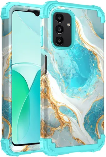 Miniatura 74 de Hocase Funda para Galaxy A37 5G, protección resistente a prueba de golpes, parachoques de goma de silicona suave+funda protectora híbrida