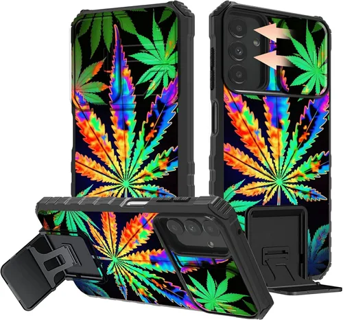 Miniatura 14 de Rossy Funda para Samsung Galaxy S22 Ultra para Samsung S22 Ultra con cubierta deslizante para cámara con función atril, funda híbrida de doble capa