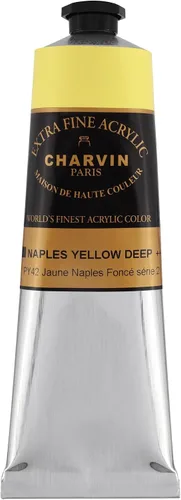 Miniatura 108 de Charvin Pintura acrílica profesional extrafina – verde absenta, tubo de 2.1 fl oz, pigmentos de triple fresado, resistente a la luz, pinturas