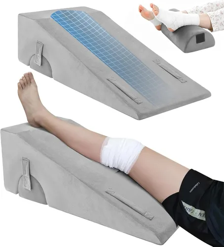 Miniatura 8 de Almohadas de elevación de piernas para recuperación después de la cirugía, almohada de rodilla poscirugía para posicionamiento de piernas, almohada