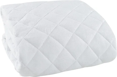 Miniatura 5 de Protector de colchón 100% impermeable de viscosa de bambú, sábana bajera acolchada con bolsillo profundo de 8 a 16 pulgadas, fibra de enfriamiento