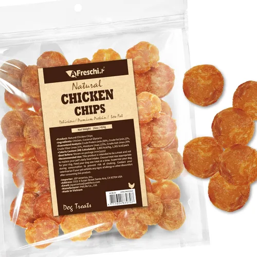 Miniatura 8 de A Freschi srl Cecina de pollo para perro, golosinas totalmente naturales para perros, alta en proteínas, saludable y fácil de digerible, masticables