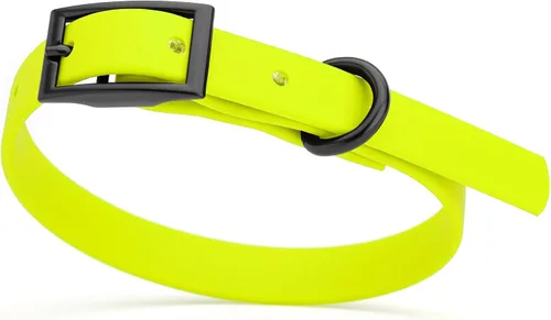 Miniatura 37 de Dogline Biothane - Collar impermeable para perro con hebilla de liberación rápida, resistente cincha de nailon recubierta con resistente y a prueba