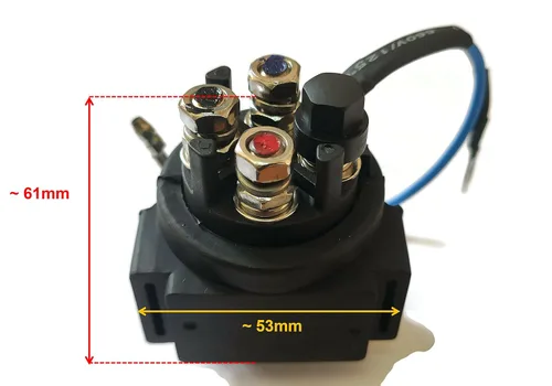Miniatura 2 de ITACO Montaje de relé de inclinación y solenoide para barcos PTT 3C8-72581-0 Sustituye a Nissan Tohatsu Mercury Quicksilver Fueraborda 2/4 tiempos
