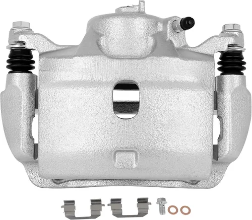 SCITOO Pinza de freno delantera izquierda con soporte 19B2660 compatible con Acura ILX 2013-2015, Honda Civic 2013-2021, Honda CR-Z 2016, Honda Fit