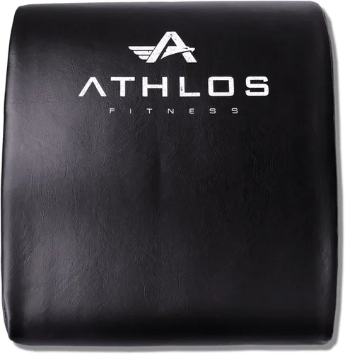 Miniatura 5 de Tapete para abdominales y ejercicios Athlos Fitness con protector para espalda baja, buen ejercicio para abdominales para un rango completo