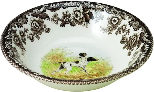 Miniatura 10 de Spode Woodland American Wildlife Ascot - Cuenco para cereales, diseño de bisonte, cuenco de loza fina de 8 pulgadas para cereales, ensaladas