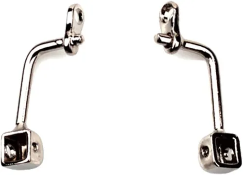Almohadillas de nariz para anteojos, brazo de metal de repuesto, puente de nariz tipo atornillado/empujador, parte de gafas para gafas, lentes de