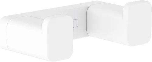 Miniatura 4 de hansgrohe AddStoris 41755340 - Accesorios de doble gancho en cromo negro cepillado de 1 pulgada Cromo cepillado negro