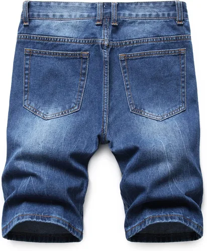 Miniatura 2 de Jeans cortos de verano con 5 bolsillos y corte regular para hombre