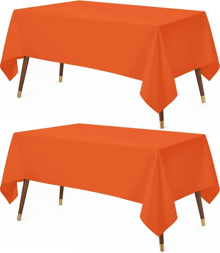 Miniatura 36 de Utopia Kitchen Mantel rectangular, 1 paquete, mantel lavable a máquina, mantel de poliéster para comedor, fiestas de bufé, pícnics, eventos, bodas