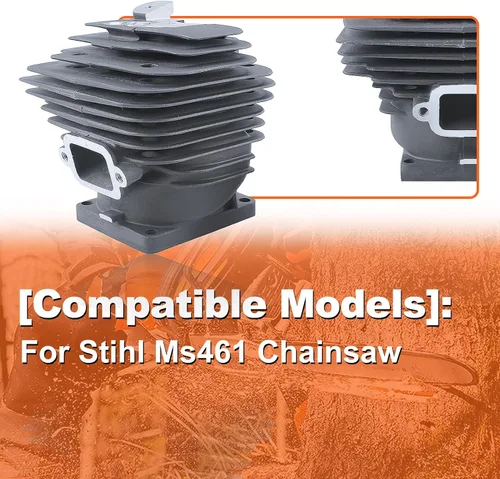 Miniatura 4 de Kit de pistón de cilindro de 2.047 in para motosierra Stihl Ms461 1128 020 1250, 11280201250