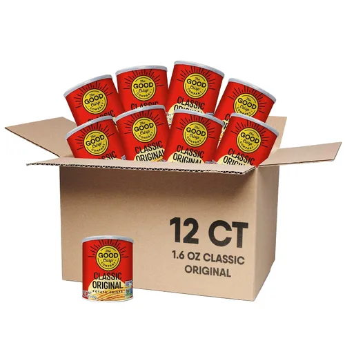 Miniatura 24 de The Good Crisp Company, Cheddar blanco envejecido, papas fritas sin gluten (recipientes de 5.6 onzas, paquete de 8), sin OMG, apto para alérgenos