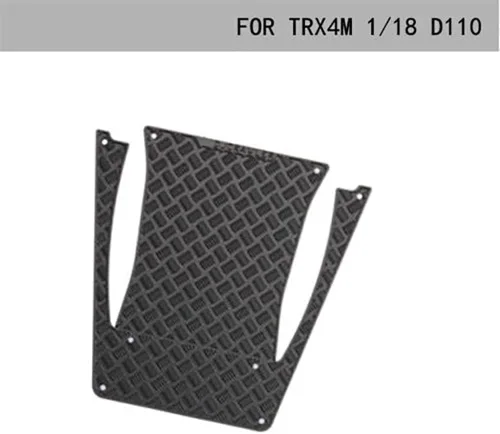 Miniatura 7 de RC Crawler Car Hood Metal Skid Plate para 1/18 TRX-4M (set2)