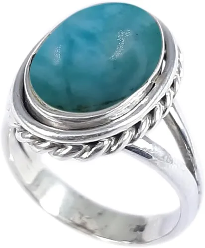 Miniatura 2 de Anillo fino de plata esterlina 925 para mujer, hecho a mano, joyería de piedras preciosas, anillo de moda (1379)
