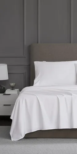 Miniatura 8 de Linen Closet Juego de sábanas de 1200 hilos mezcla de algodón tamaño King de 4 piezas, ultra suave sedoso satén, absorbente de humedad, resistente a