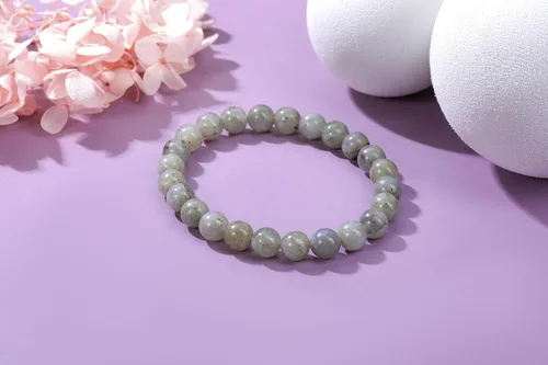 Miniatura 28 de Jovivi Pulsera elástica de cuentas redondas semipreciosas naturales – 0.315 pulgadas hecha a mano con cuentas de piedras preciosas curativas